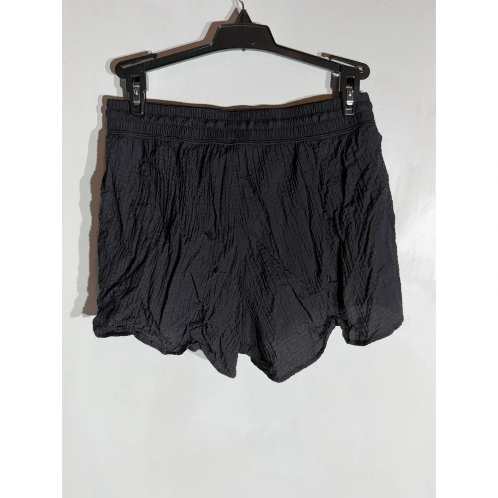 Lululemon Crinkle Nylon Relaxed Parachute Shorts XS Black